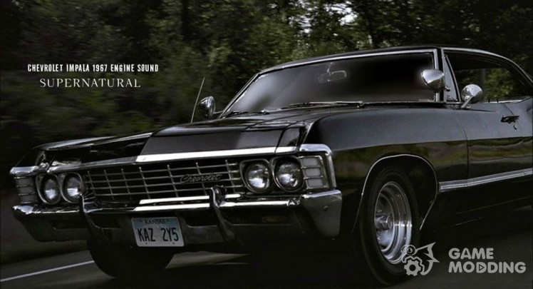 Chevrolet Impala 1967 Engine Sound (Sobrenatural)