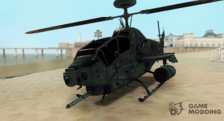AH 1W Super Cobra Gunship