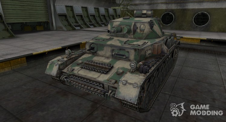 Skin para el tanque alemán Panzer IV