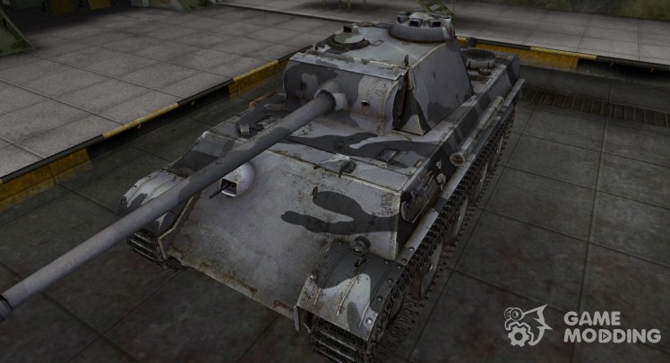 La piel para el tanque alemán Panzer V Panther