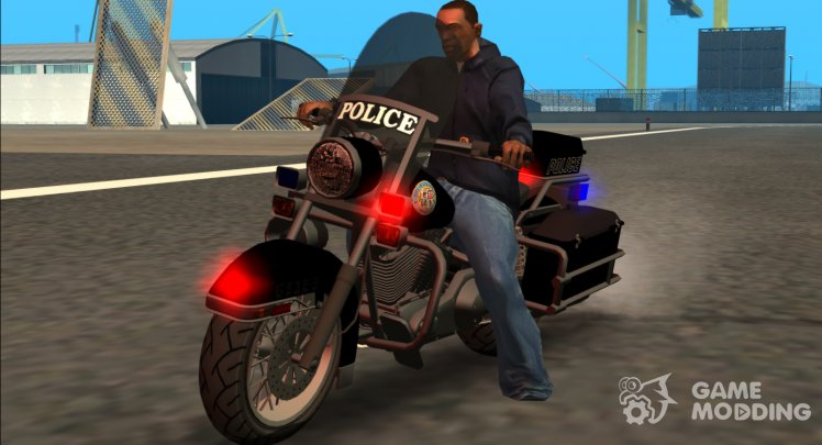 GTA V Police Bike (with Extras)