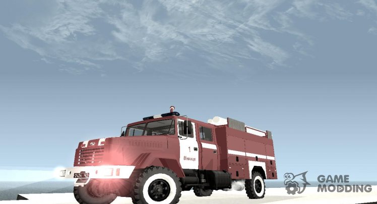 KrAZ - 5233 Fire in Vinnitsa