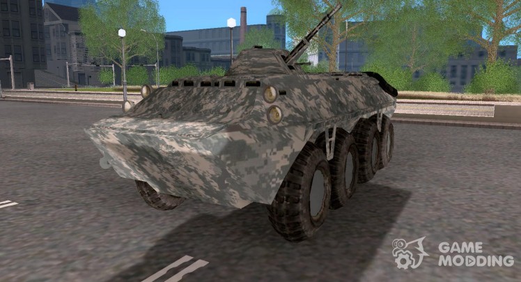 BTR-80 Electronic camouflage