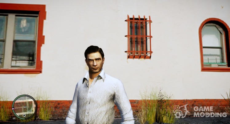 Vito de Mafia II en la camisa blanca