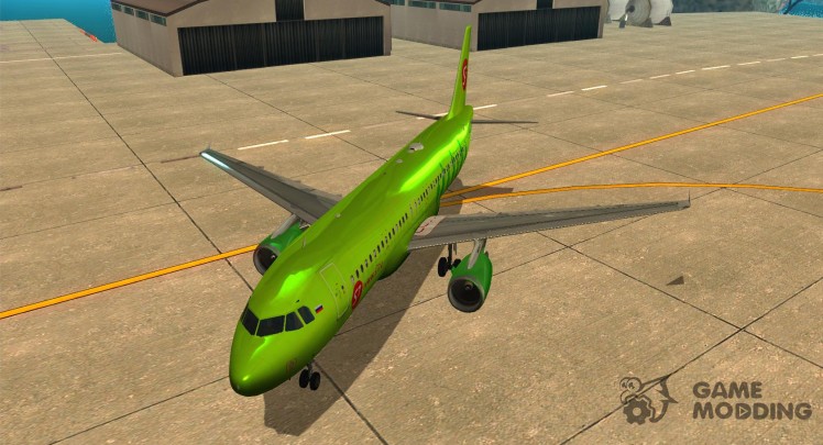 The Airbus A-320 S7Airlines