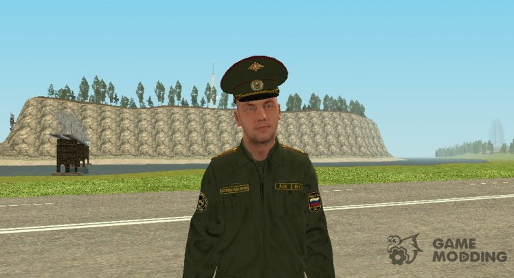 Un oficial de las tropas мотострелковых