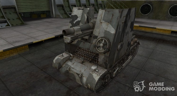 La piel para el alemán, el tanque Sturmpanzer I Bison