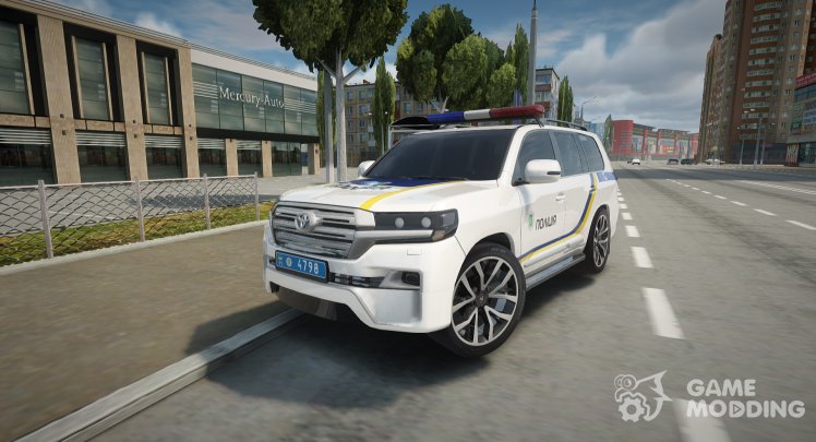 Toyota Land Cruiser 200 Policía De Ucrania