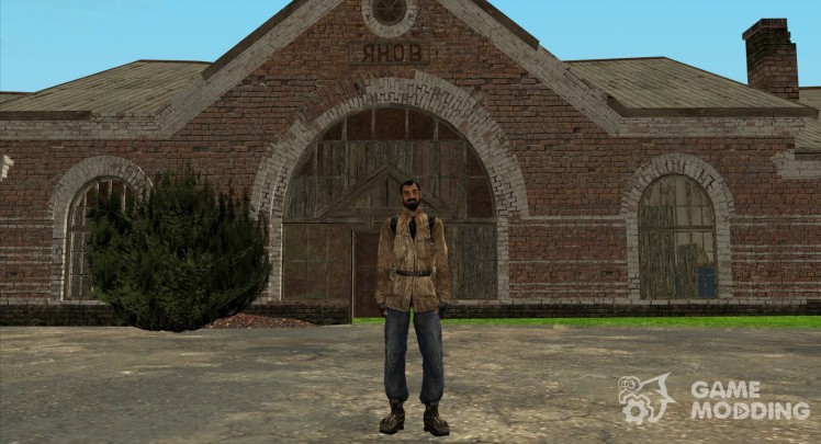 Vano in leather jacket of S.T.A.L.K.E.R.