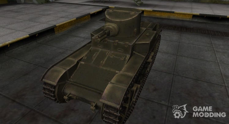 La piel de américa del tanque T1E6