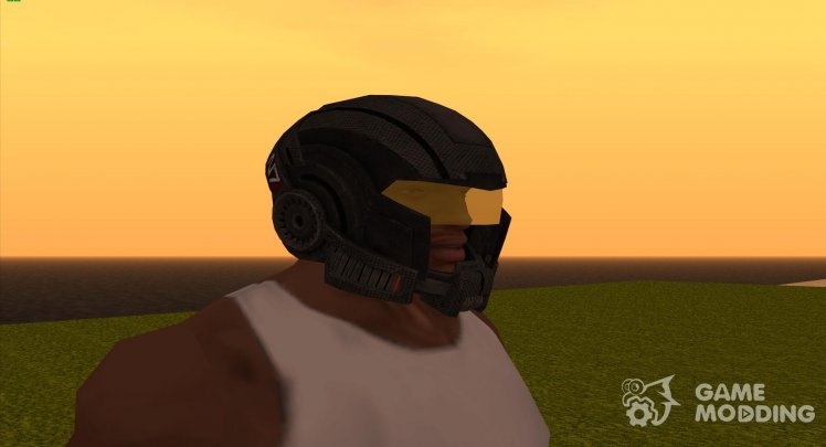 Открытый шлем N7 из Mass Effect
