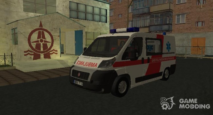 Fiat Ducato Lithuanian Ambulance