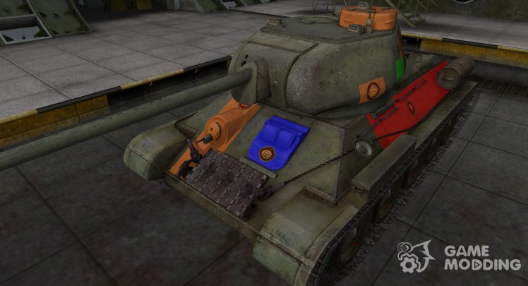 High-quality skin for t-34-85