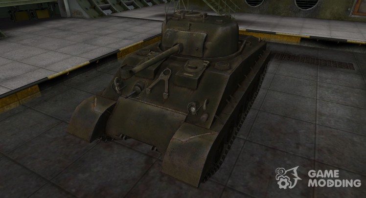 La piel para un tanque Sherman M4A2E4
