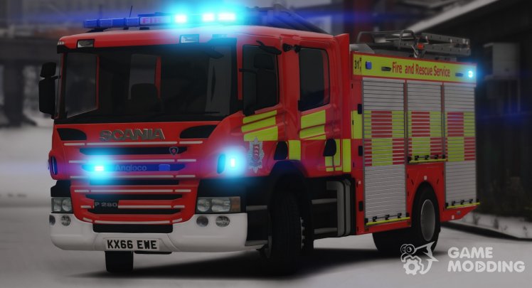 2015 Scania P280 Essex Fire and Rescue Appliance Angloco (ELS)
