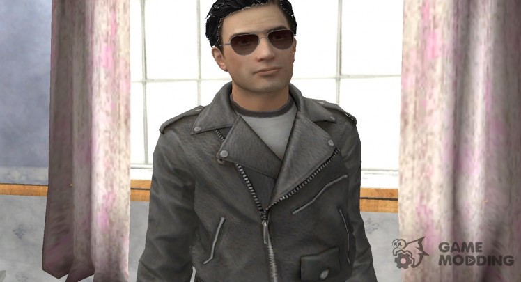 Vito en la ropa de бриолинщика de Mafia II