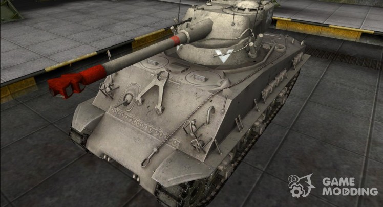 The skin for the M4A3E8 Sherman (remodel)
