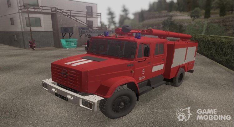 Пожарный ЗиЛ - 4333 АЦ-40 63 Б города Одесса