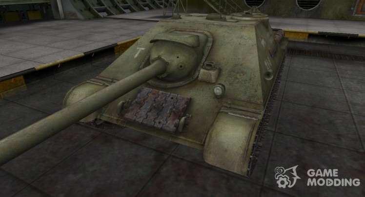 The skin with the inscription for the Su-122-44