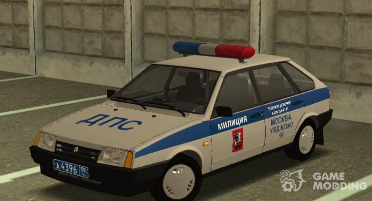 VAZ-2109 Policía de Moscú