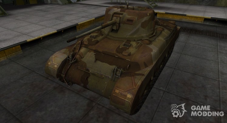 La piel de américa del tanque M7