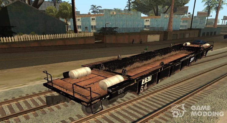 GTA 5 Flatcar BNSF