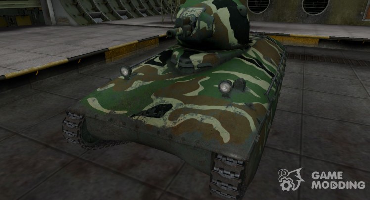 El skin con el camuflaje para el AMX 40