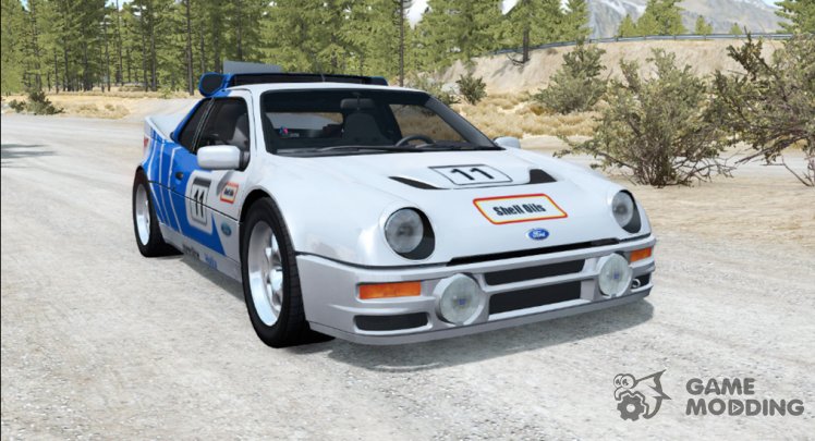 El Ford RS200 Evolution Group B Rally 1986