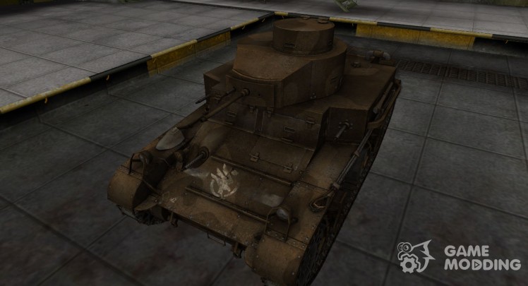 El skin al estilo de C&C GDI para el M2 Light Tank