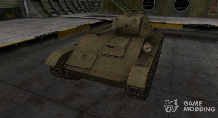 La piel para el T-70 en расскраске 4БО