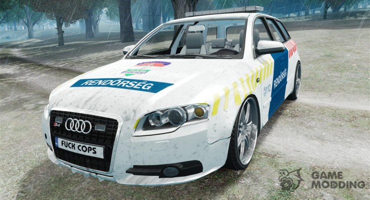 Hungarian Police Car Audi