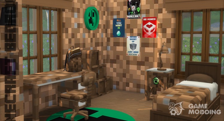 Pinkfizz Minecraft Bedroom