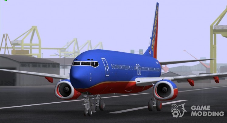 The Boeing 737-800 Southwest Airlines