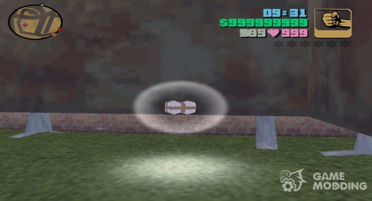 Подсветка пикапов из PS2 и 10th