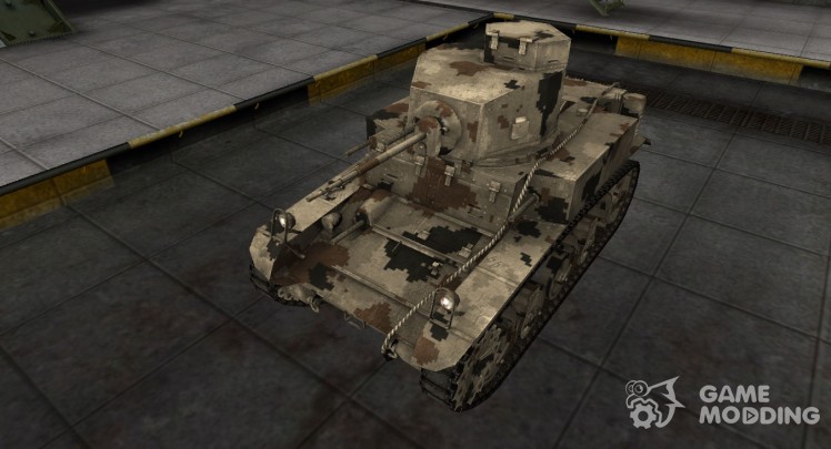 Камуфлированный skin para el M3 Stuart