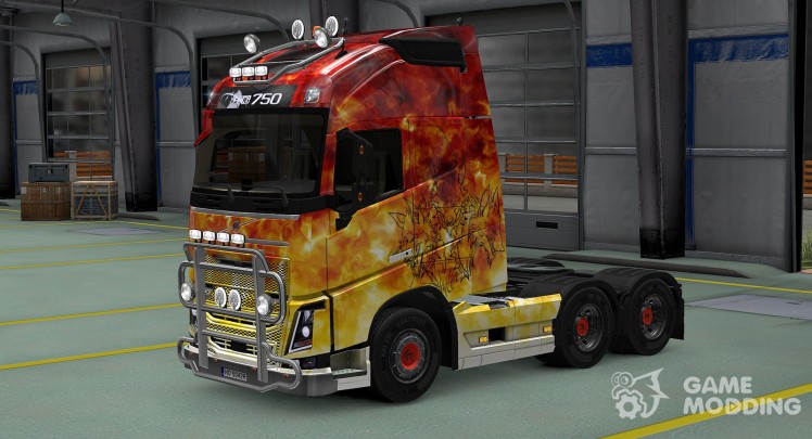 El skin de Cerberus para Volvo FH16 2013