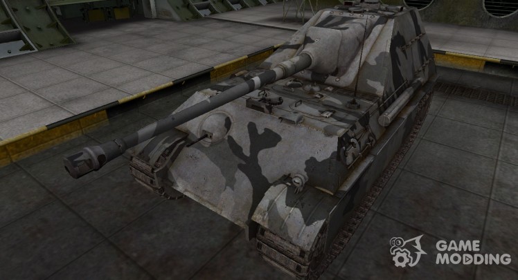 La piel para el alemán, el tanque Jagdpanther II