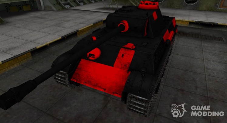 Negro y rojo de la zona de ruptura del Panzer V Panther