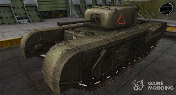 The skin for the Churchill VII