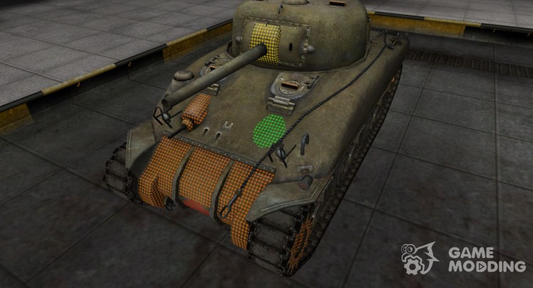 Зона пробития M4 Sherman