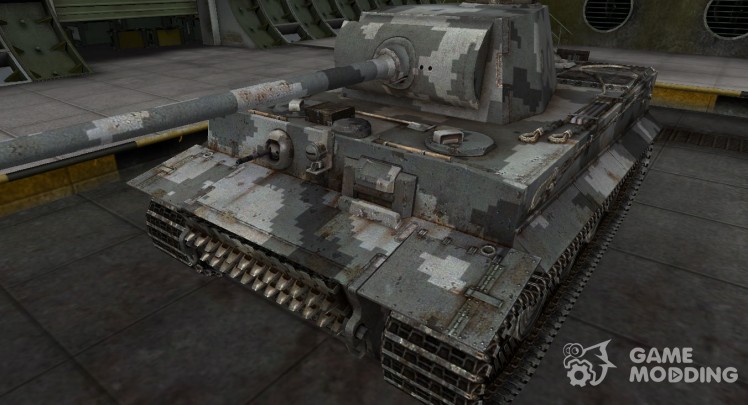 Камуфлированный skin para el Panzer VI Tiger