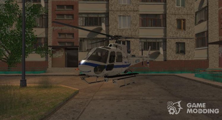 Helicóptero de la policía rusa