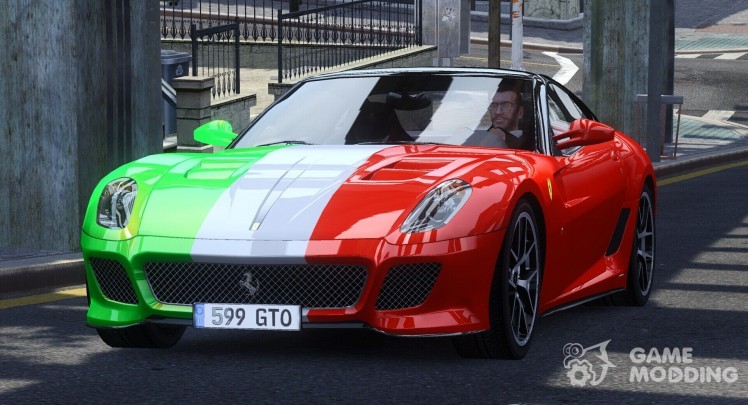 El Ferrari 599 GTO