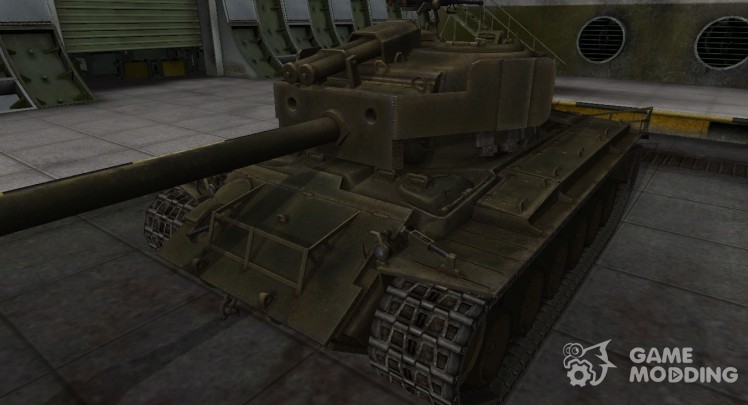 La piel de américa del tanque T26E4 SuperPershing