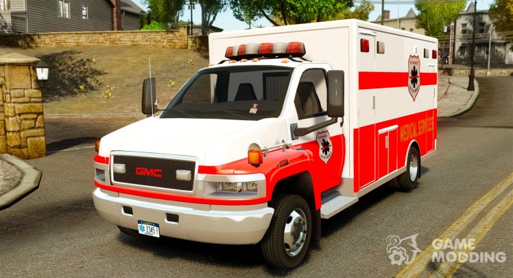 GMC C5500 Topkick ambulancia