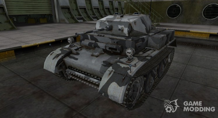 La piel para el tanque alemán Panzer II Luchs