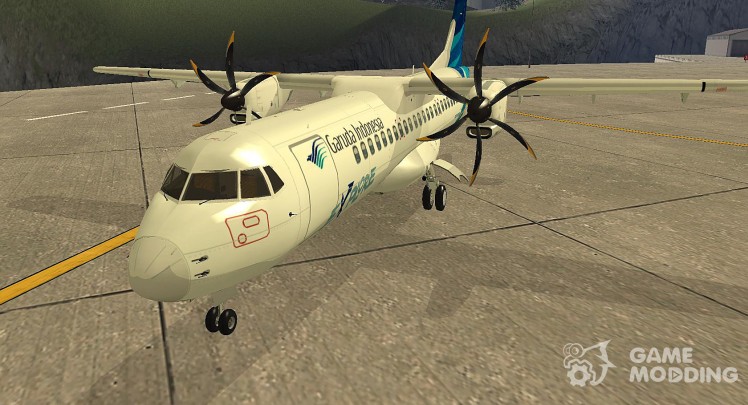 The ATR 72-500 Garuda Indonesia