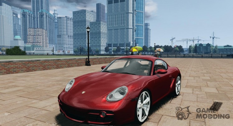 The PORSCHE CAYMANs