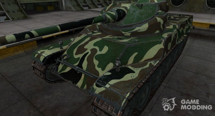 El skin con el camuflaje para el AMX 50 100