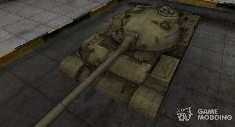 La piel para el T-62A en расскраске 4БО